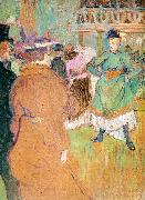  Henri  Toulouse-Lautrec The Beginning of the Quadrille at the Moulin Rouge oil on canvas